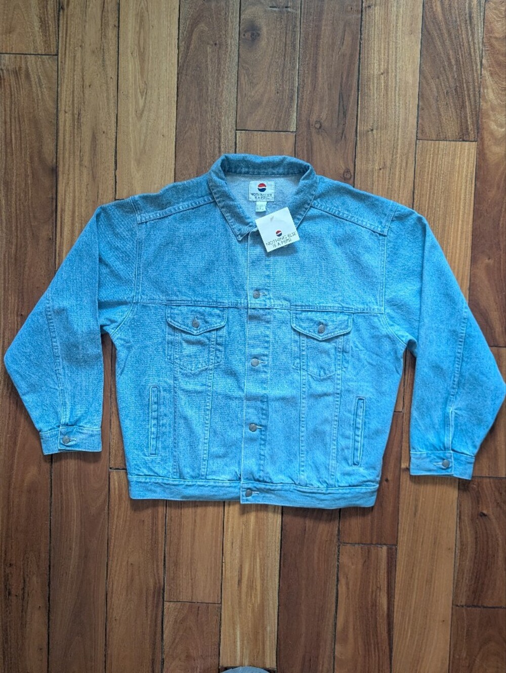 Pepsi Vintage Denim Jacket (XL) - Picture 1 of 7